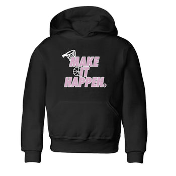 4s Retro Orchid shirts to match jordans Make It Happen sneaker match tees Air Jordan 4 WMNS Orchid match shoes to clothes SNRT Sneaker Tees Youth Baby Black 2 tee