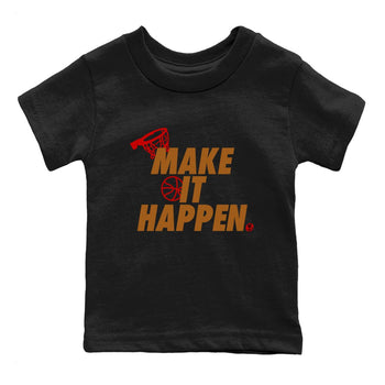 5s Archaeo Brown shirts to match jordans Make It Happen sneaker match tees Air Jordan 5 Archaeo Brown match shoes to clothes SNRT Sneaker Tees Youth Baby Black 2 tee