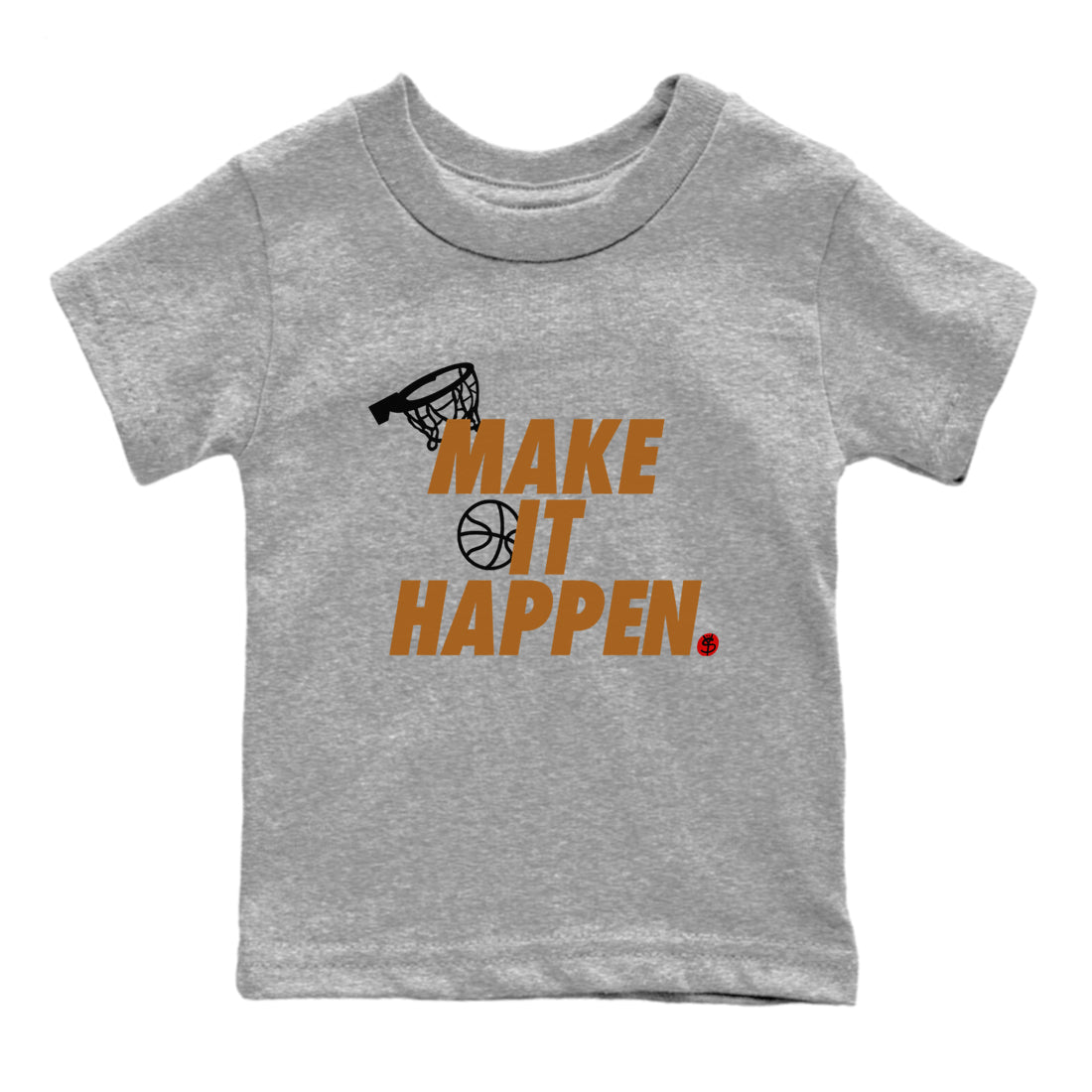 5s Archaeo Brown shirts to match jordans Make It Happen sneaker match tees Air Jordan 5 Archaeo Brown match shoes to clothes SNRT Sneaker Tees Youth Baby Heather Grey 2 tee