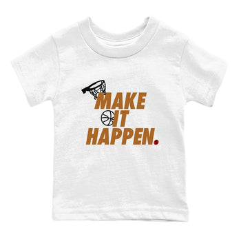 5s Archaeo Brown shirts to match jordans Make It Happen sneaker match tees Air Jordan 5 Archaeo Brown match shoes to clothes SNRT Sneaker Tees Youth Baby White 2 tee
