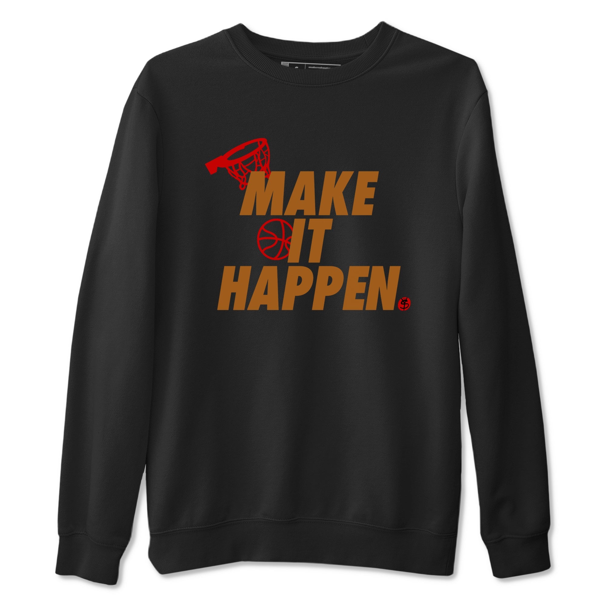 5s Archaeo Brown shirts to match jordans Make It Happen sneaker match tees Air Jordan 5 Archaeo Brown match shoes to clothes SNRT Sneaker Tees unisex cotton Black 2 shirts
