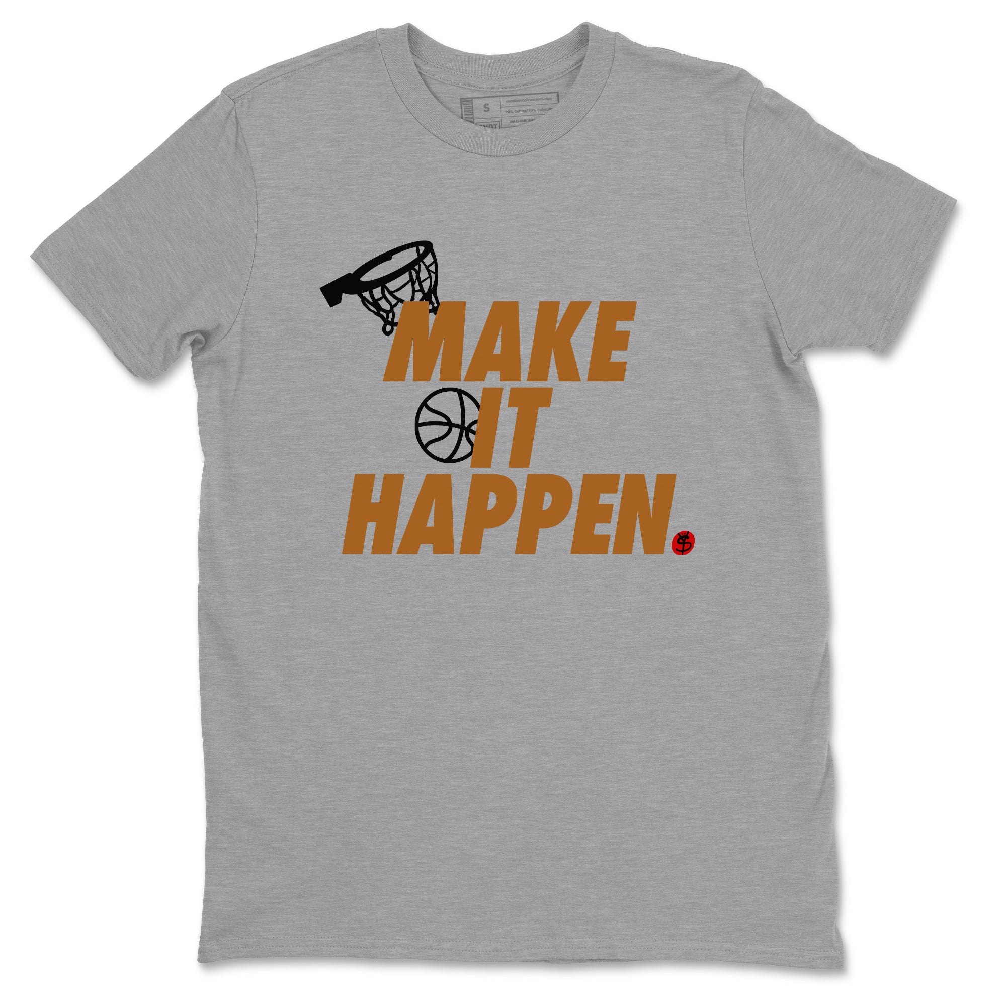5s Archaeo Brown shirts to match jordans Make It Happen sneaker match tees Air Jordan 5 Archaeo Brown match shoes to clothes SNRT Sneaker Tees unisex cotton Heather Grey 2 shirts