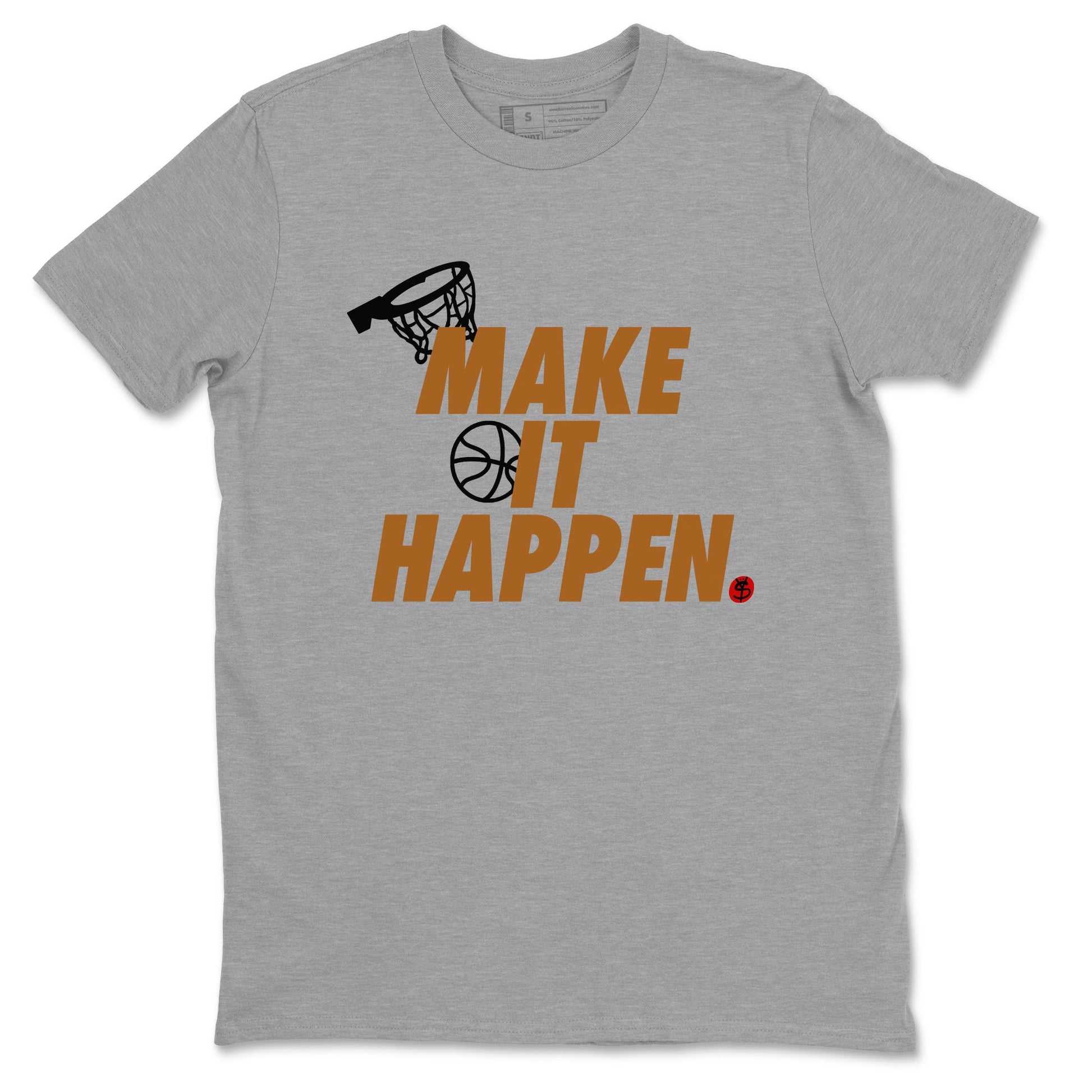 5s Archaeo Brown shirts to match jordans Make It Happen sneaker match tees Air Jordan 5 Archaeo Brown match shoes to clothes SNRT Sneaker Tees unisex cotton Heather Grey 2 shirts
