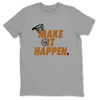 5s Archaeo Brown shirts to match jordans Make It Happen sneaker match tees Air Jordan 5 Archaeo Brown match shoes to clothes SNRT Sneaker Tees unisex cotton Heather Grey 2 shirts