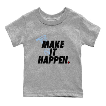 5s Black Metallic Reimagined shirts to match jordans Make It Happen best t shirts to wear with jordans Air Jordan 5 Reimagined match shoes to clothes SNRT Sneaker Tees Youth Baby Heather Grey 2 tee