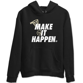 5s White Black shirts to match jordans Make It Happen sneaker match tees Air Jordan 5 Retro White Black match shoes to clothes SNRT Sneaker Tees unisex cotton Black 2 shirts
