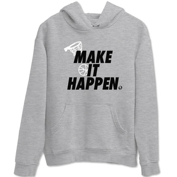 5s White Black shirts to match jordans Make It Happen sneaker match tees Air Jordan 5 Retro White Black match shoes to clothes SNRT Sneaker Tees unisex cotton Heather Grey 2 shirts