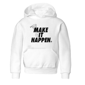 5s White Black shirts to match jordans Make It Happen sneaker match tees Air Jordan 5 Retro White Black match shoes to clothes SNRT Sneaker Tees Youth Baby White 2 tee