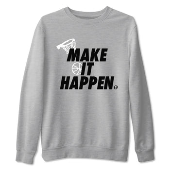 5s White Black shirts to match jordans Make It Happen sneaker match tees Air Jordan 5 Retro White Black match shoes to clothes SNRT Sneaker Tees unisex cotton Heather Grey 2 shirts