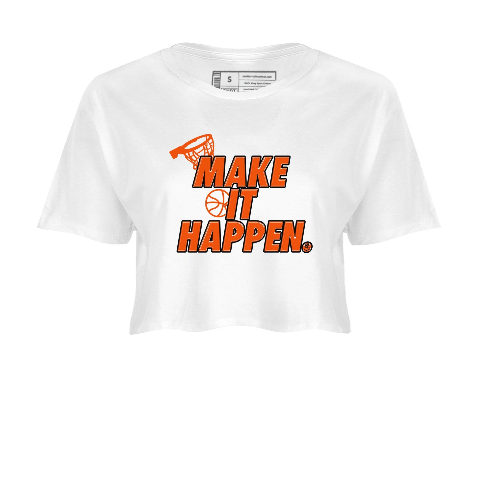 Air Max 1 OG '86 'Summit White and Cosmic Clay shirts to match jordans Make It Happen sneaker match tees Air Max 1 Cosmic Clay match shoes to clothes SNRT Sneaker Tees unisex cotton White 2 crop tee