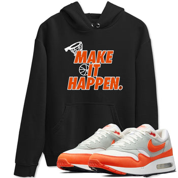 Air Max 1 OG '86 'Summit White and Cosmic Clay shirts to match jordans Make It Happen sneaker match tees Air Max 1 Cosmic Clay match shoes to clothes SNRT Sneaker Tees unisex cotton Black 1 shirts