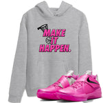 Nike KD 4 Retro Aunt Pearl shirts to match jordans Make It Happen sneaker match tees Nike KD 4 Aunt Pearl match shoes to clothes SNRT Sneaker Tees unisex cotton Heather Grey 1 shirts