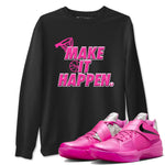 Nike KD 4 Retro Aunt Pearl shirts to match jordans Make It Happen sneaker match tees Nike KD 4 Aunt Pearl match shoes to clothes SNRT Sneaker Tees unisex cotton Black 1 shirts