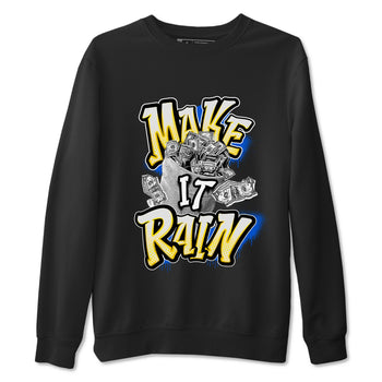 1s Travis Scott Canary shirt to match jordans Make It Rain Money sneaker tees Air Jordan 1 Travis Scott Canary SNRT Sneaker Release Tees unisex cotton Black 2 crew neck shirt