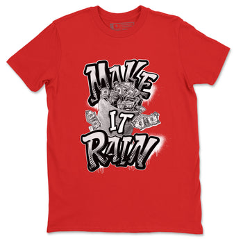 12s Taxi Flip shirts to match jordans Make It Rain Money sneaker match tees Air Jordan 12 Taxi Flip SNRT Sneaker Tees streetwear brand Red 2 unisex cotton tee
