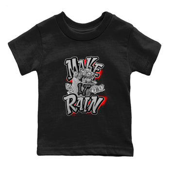3s Black Cement shirts to match jordans Make It Rain Money sneaker match tees Air Jordan 3 Black Cement match shoes to clothes SNRT Sneaker Tees Youth Baby Black 2 tee
