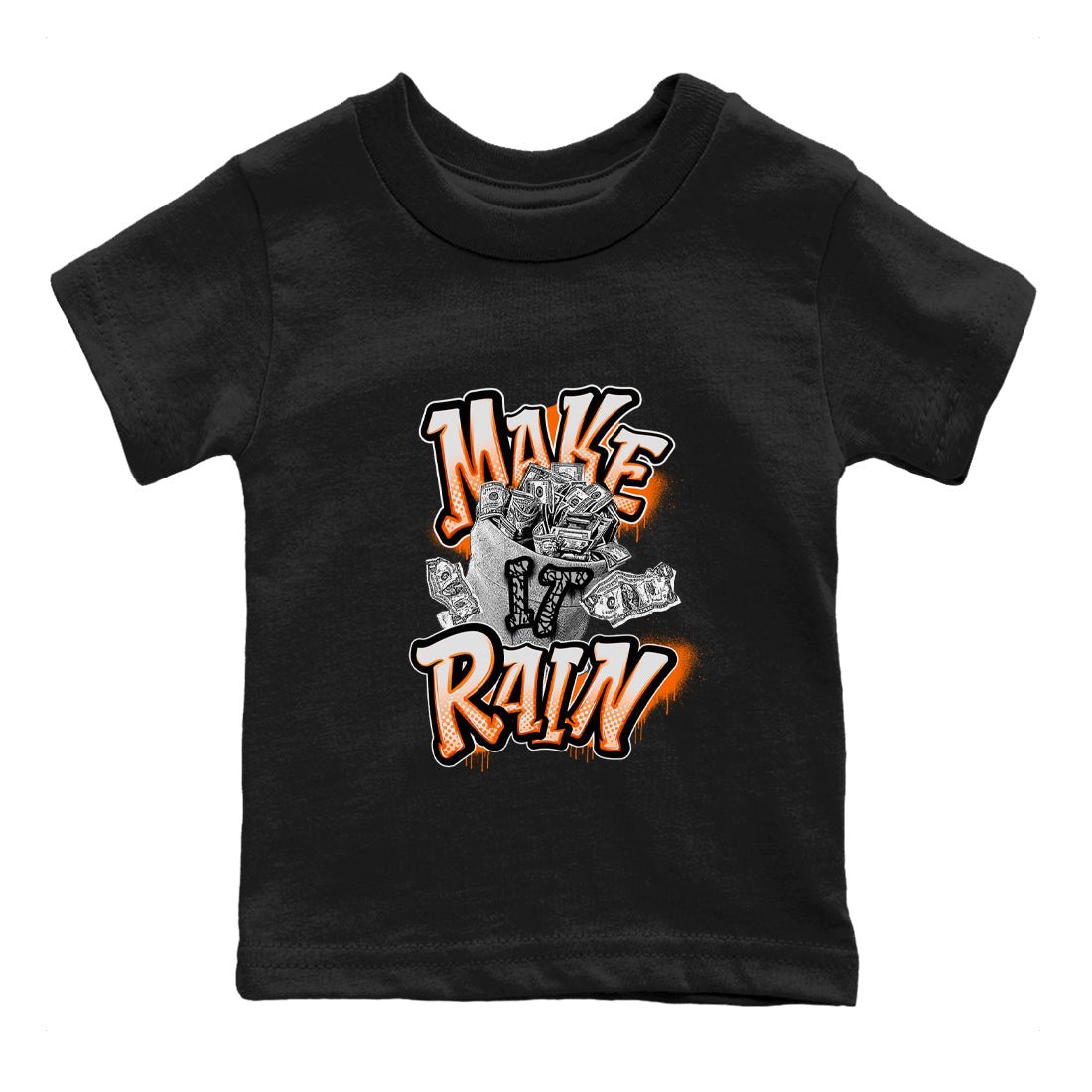 3s Georgia Peach shirt to match jordans Make It Rain Money sneaker tees Air Jordan 3 Georgia Peach SNRT sneaker release tees baby toddler Black 2 cotton Shirt