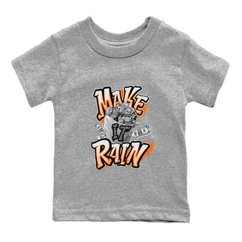 3s Georgia Peach shirt to match jordans Make It Rain Money sneaker tees Air Jordan 3 Georgia Peach SNRT sneaker release tees baby toddler Heather Grey 2 cotton Shirt