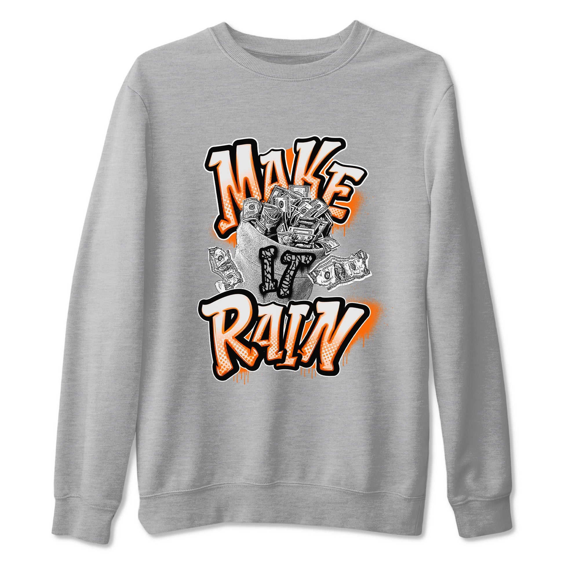 3s Georgia Peach shirt to match jordans Make It Rain Money sneaker tees Air Jordan 3 Georgia Peach SNRT Sneaker Release Tees unisex cotton Heather Grey 2 crew neck shirt