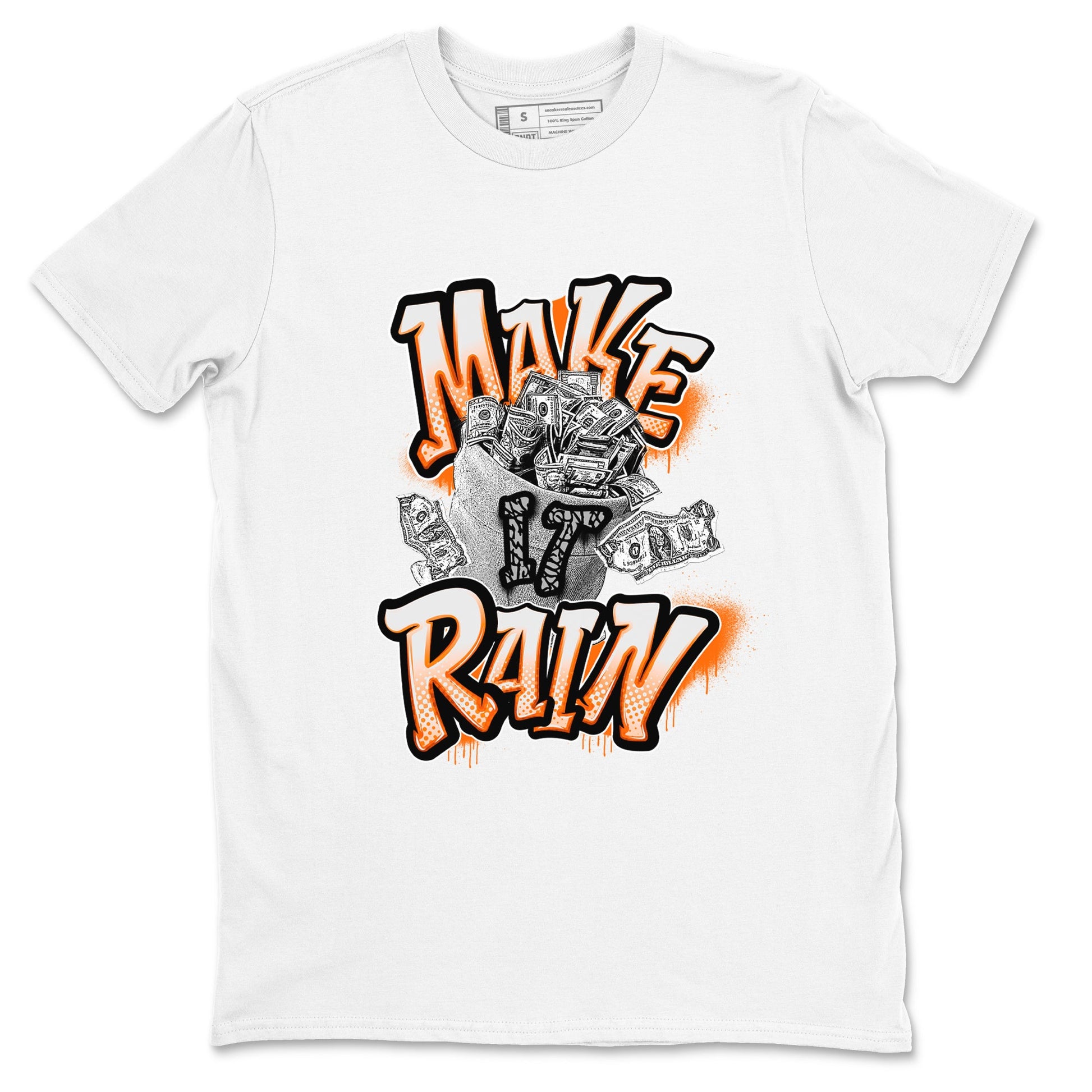 3s Georgia Peach shirt to match jordans Make It Rain Money sneaker tees Air Jordan 3 Georgia Peach SNRT Sneaker Release Tees unisex cotton White 2 crew neck shirt