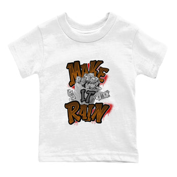 5s Archaeo Brown shirts to match jordans Make It Rain Money sneaker match tees Air Jordan 5 Archaeo Brown match shoes to clothes SNRT Sneaker Tees Youth Baby White 2 tee
