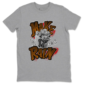5s Archaeo Brown shirts to match jordans Make It Rain Money sneaker match tees Air Jordan 5 Archaeo Brown match shoes to clothes SNRT Sneaker Tees unisex cotton Heather Grey 2 shirts