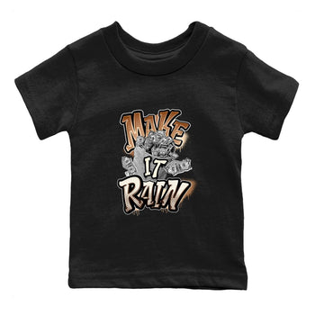 5s Golden Ticket shirts to match jordans Make It Rain Money best t shirts to wear with jordans Air Jordan 5 Golden Ticket match shoes to clothes SNRT Sneaker Tees Youth Baby Black 2 tee