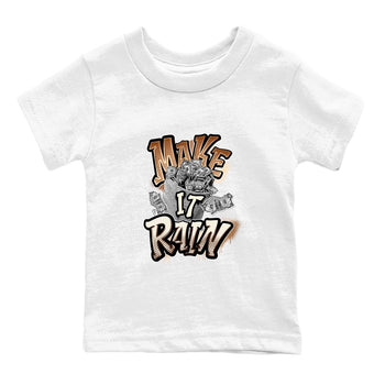 5s Golden Ticket shirts to match jordans Make It Rain Money best t shirts to wear with jordans Air Jordan 5 Golden Ticket match shoes to clothes SNRT Sneaker Tees Youth Baby White 2 tee
