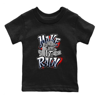 6s White And Midnight Navy shirts to match jordans Make It Rain Money sneaker match tees Air Jordan 6 White And Midnight Navy SNRT Sneaker Tees streetwear brand Baby and Youth Black 2 cotton tee