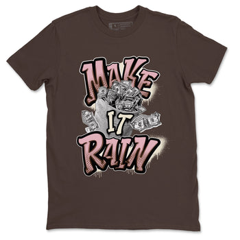 Dunk Cacao Wow And Pink Foam shirts to match jordans Make It Rain Money sneaker match tees Dunk Cacao Wow And Pink Foam SNRT Sneaker Tees streetwear brand Dark Chocolate 2 unisex cotton tee