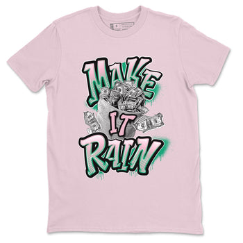 Dunk Low Medium Soft Pink Malachite shirt to match jordans Make It Rain Money sneaker tees Dunk Medium Soft Pink Malachite SNRT Sneaker Release Tees unisex cotton Pink 2 crew neck shirt