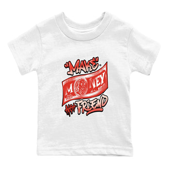 13s Dune Red shirts to match jordans Make Money Not Friends sneaker match tees Air Jordan 13 Dune Red SNRT Sneaker Tees streetwear brand Baby and Youth White 2 cotton tee