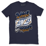 13 Midnight Navy Shirts To Match Jordans Make Money Not Friends Sneaker Shirts Air Jordan 13 Midnight Navy SNRT Sneaker Release Tees Unisex Cotton Crew Neck Navy 2 crew neck shirts