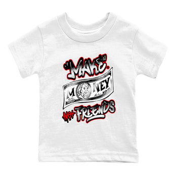Air Jordan 14 Black Toe t shirts to match sneakers Make Money Not Friends sneaker match tees 14s Black Toe sneaker match tee SNRT Sneaker Tees Youth Baby White 2 tee
