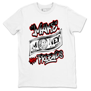 Air Jordan 14 Black Toe t shirts to match sneakers Make Money Not Friends sneaker match tees 14s Black Toe sneaker match tee SNRT Sneaker Tees unisex cotton White 2 shirts