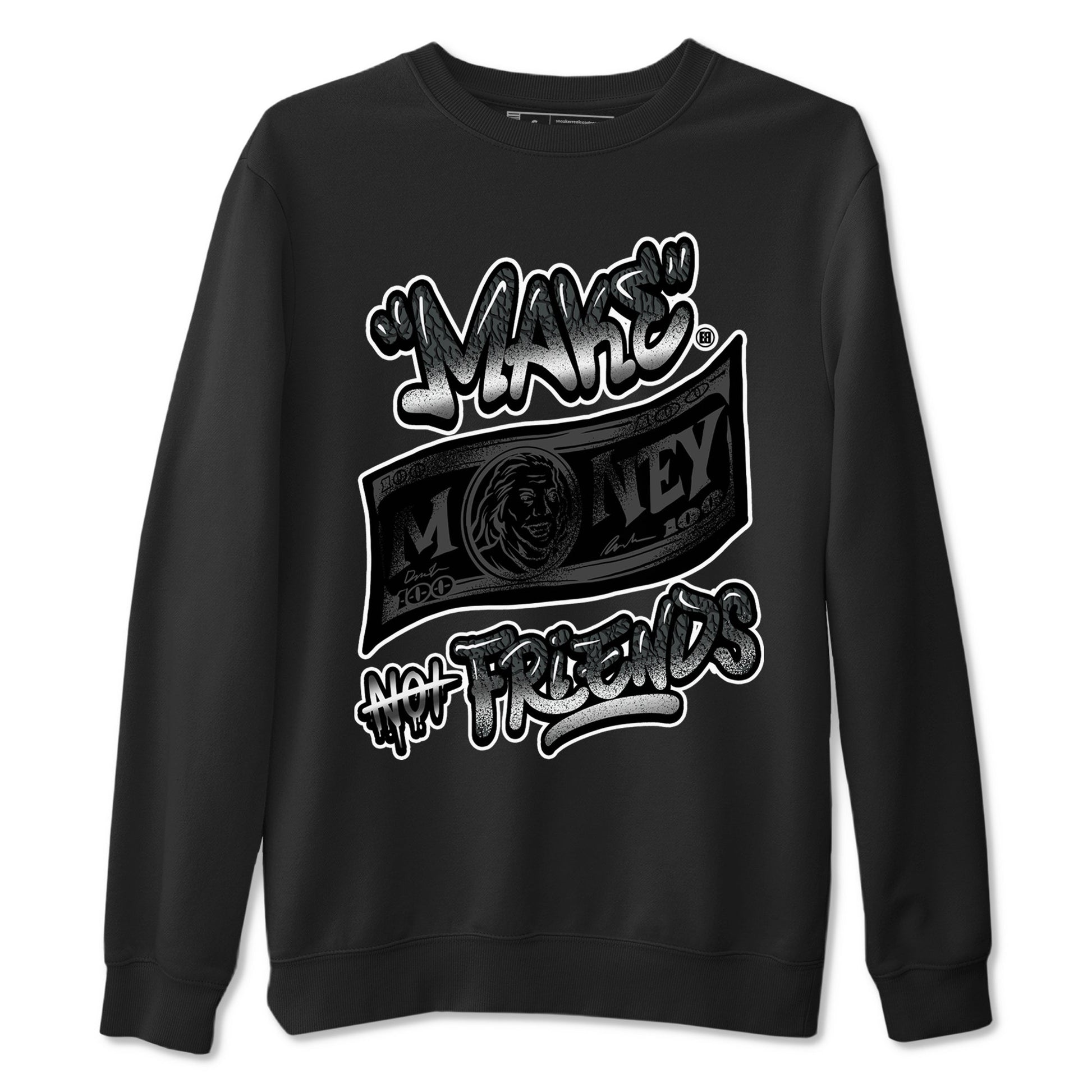 3s Black Cat shirts to match jordans Make Money Not Friends sneaker match tees AJ3 Retro Black Cat match shoes to clothes SNRT Sneaker Tees unisex cotton Black 2 shirts