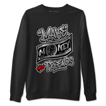 3s Black Cement shirts to match jordans Make Money Not Friends sneaker match tees Air Jordan 3 Retro Black Cement SNRT Sneaker Release Tees unisex cotton Black 2 crew neck shirts