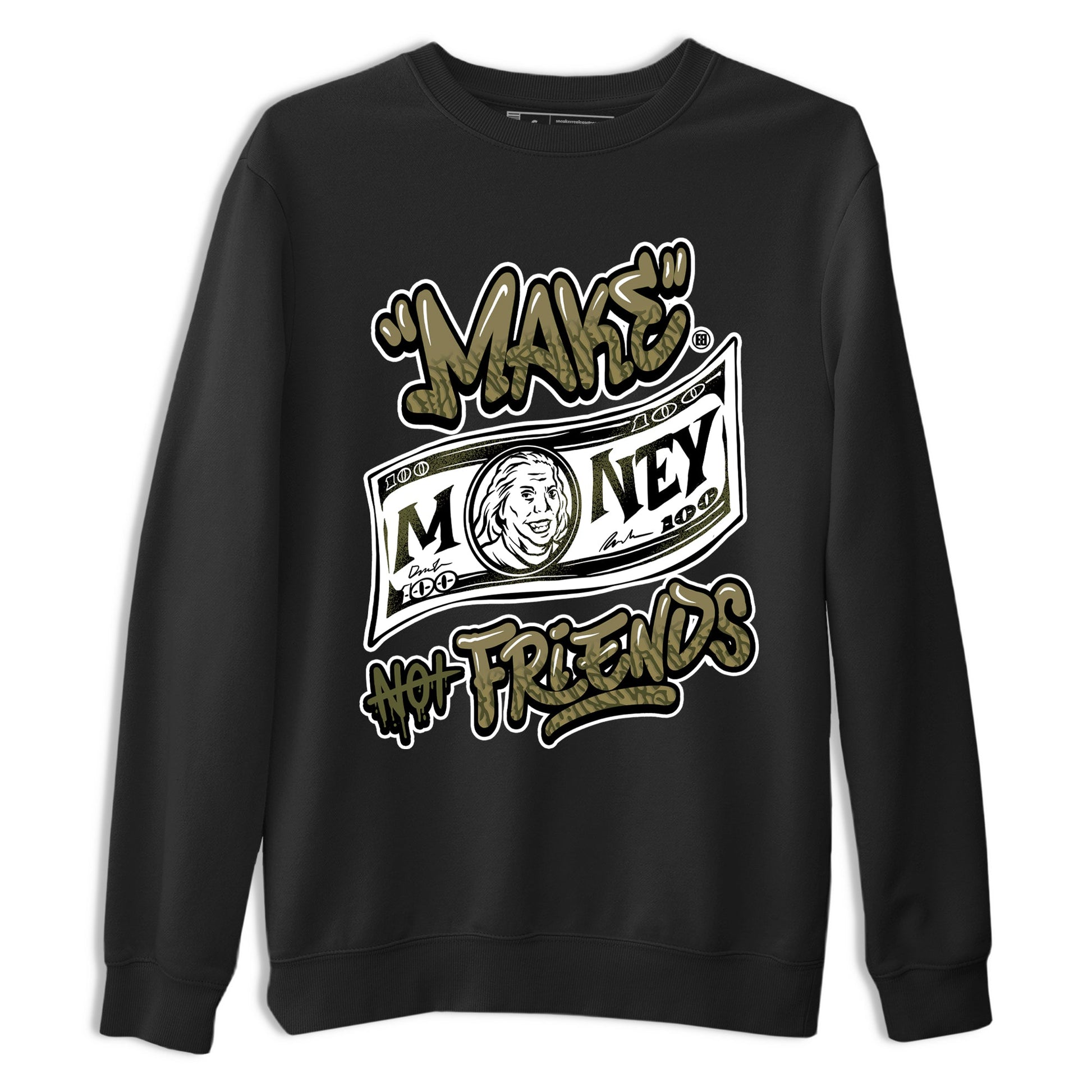 Sneaker Threads – Sneaker Threads To Match Air Jordan 3 Family Affair Shoes – Make Money Not Friends Tee Black 2