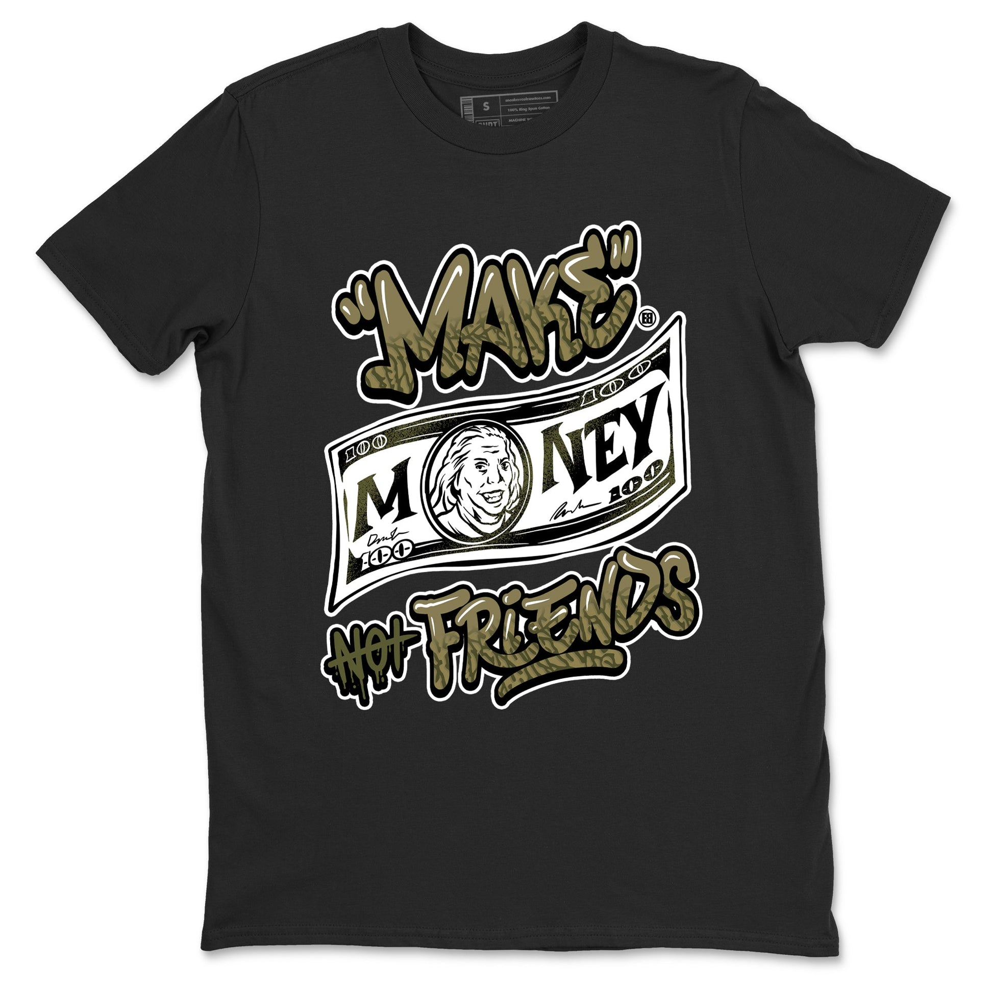 Sneaker Threads – Sneaker Threads To Match Air Jordan 3 Family Affair Shoes – Make Money Not Friends Tee Black 2