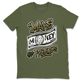 Sneaker Threads – Sneaker Threads To Match Air Jordan 3 Family Affair Shoes – Make Money Not Friends Tee Military Green 2