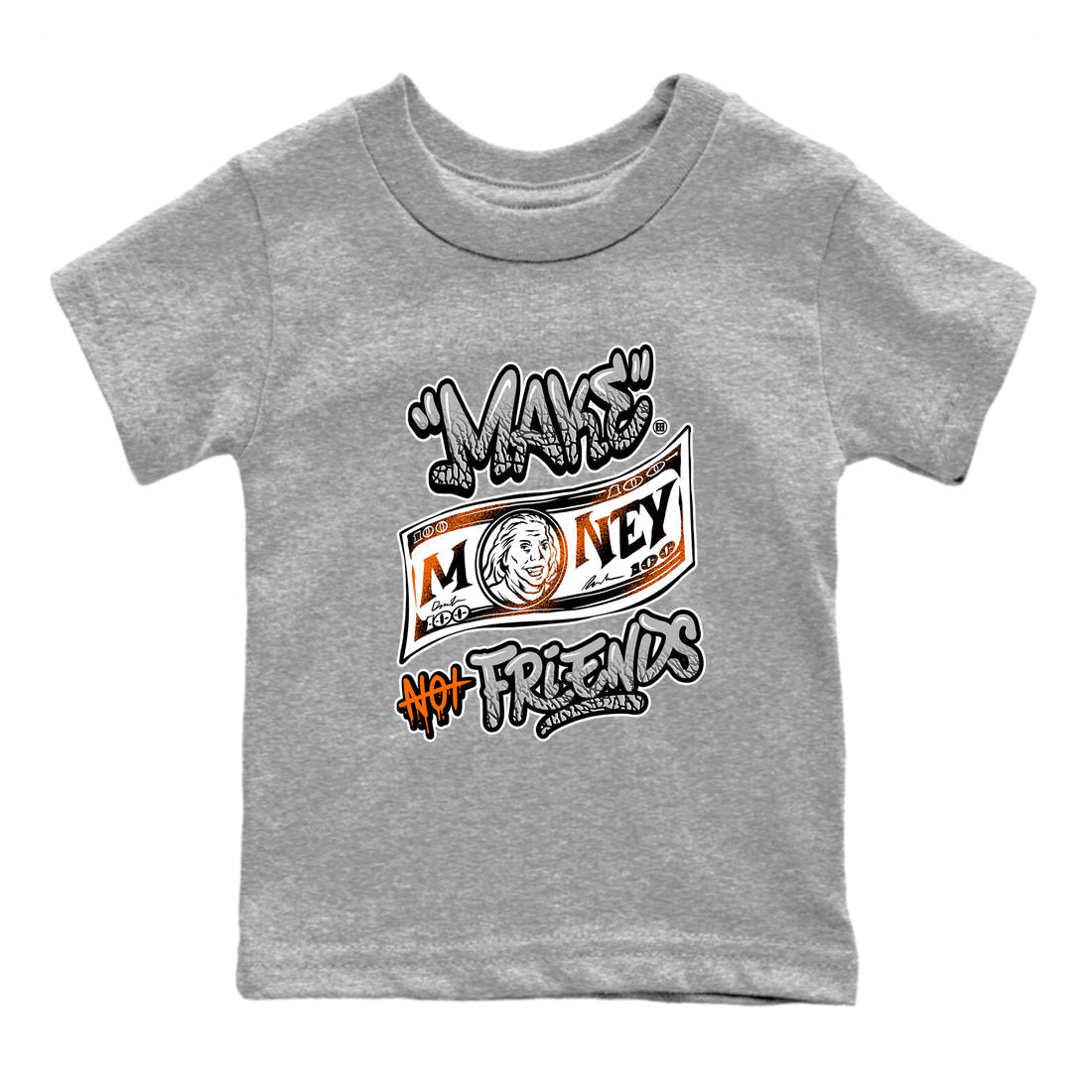 3s Georgia Peach shirt to match jordans Make Money Not Friends sneaker tees Air Jordan 3 Retro Georgia Peach SNRT Sneaker release tees baby toddler Heather Grey 2 cotton Shirt