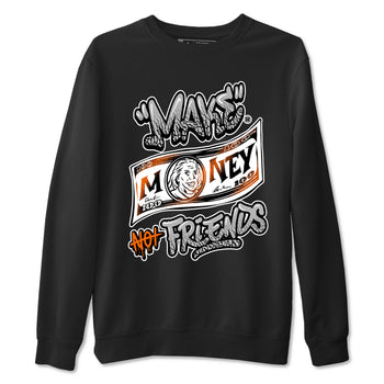 3s Georgia Peach shirt to match jordans Make Money Not Friends sneaker tees Air Jordan 3 Retro Georgia Peach SNRT Sneaker Release Tees unisex cotton Black 2 crew neck shirt