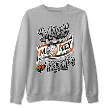 3s Georgia Peach shirt to match jordans Make Money Not Friends sneaker tees Air Jordan 3 Retro Georgia Peach SNRT Sneaker Release Tees unisex cotton Heather Grey 2 crew neck shirt
