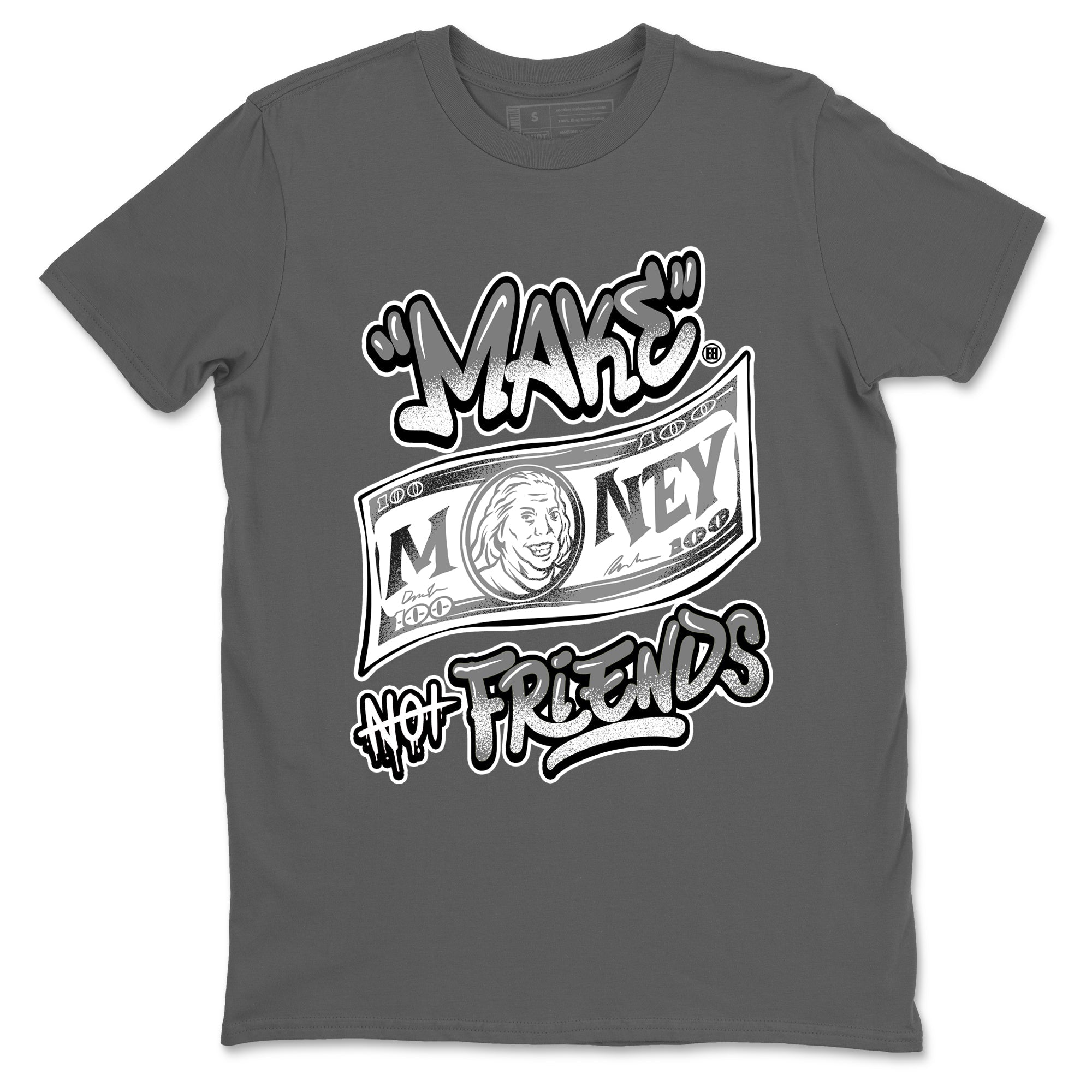 9s Cool Grey best t shirts to wear with jordans Make Money Not Friends sneaker match tees Air Jordan 9 Retro Cool Grey match shoes to clothes SNRT Sneaker Tees unisex cotton Cool Grey 2 shirts