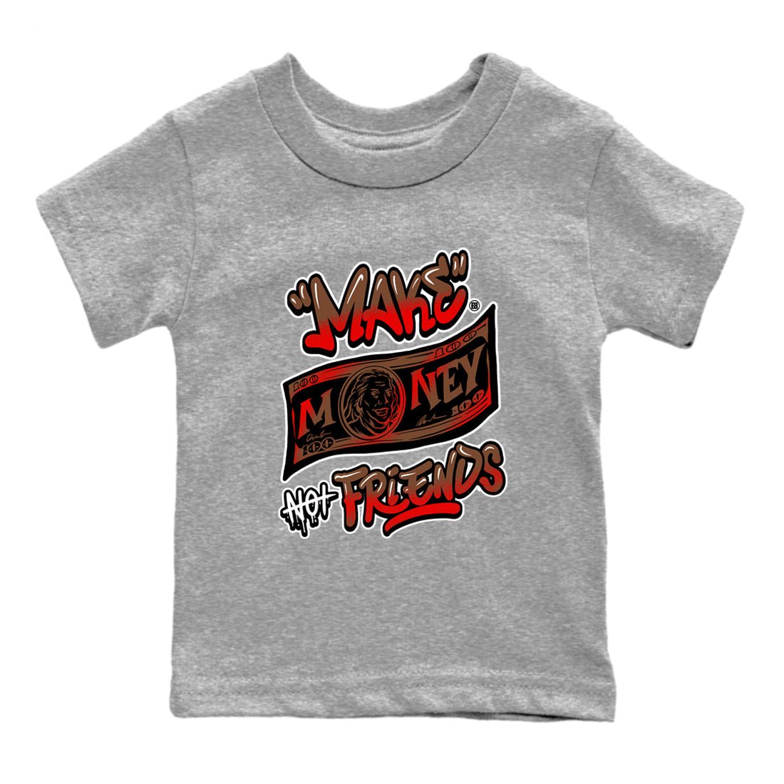 9s Olive shirts to match jordans Make Money Not Friends sneaker match tees Air Jordan 9 Olive match shoes to clothes SNRT Sneaker Tees Youth Baby Heather Grey 2 tee