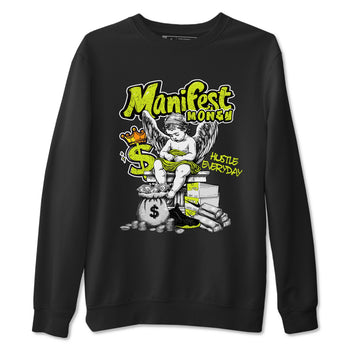 Foams One Black Volt shirts to match jordans Manifest Money sneaker match tees Air Foamposite One Black and Volt match shoes to clothes SNRT Sneaker Tees unisex cotton Black 2 shirts