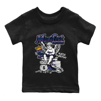 Foams One Galaxy shirts to match jordans Manifest Money best t shirts to wear with jordans Air Foamposite One Galaxy match shoes to clothes SNRT Sneaker Tees Youth Baby Black 2 tee