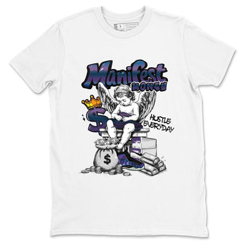 Foams One Galaxy shirts to match jordans Manifest Money best t shirts to wear with jordans Air Foamposite One Galaxy match shoes to clothes SNRT Sneaker Tees unisex cotton White 2 shirts