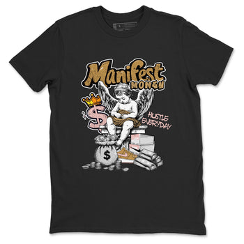AF1 Linen shirts to match jordans Manifest Money sneaker match tees Air Force 1 Linen match shoes to clothes SNRT Sneaker Tees unisex cotton Black 2 shirts