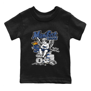 3s For The Love to match jordans Manifest Money sneaker match tees A Ma Maniere For The Love match shoes to clothes SNRT Sneaker Tees Youth Baby Black 2 tee